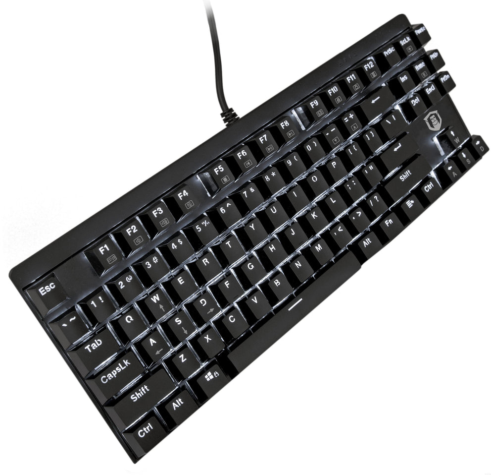 Plugable Compact 87-Key Mechanical Keyboard With Blue-Style Switches ...