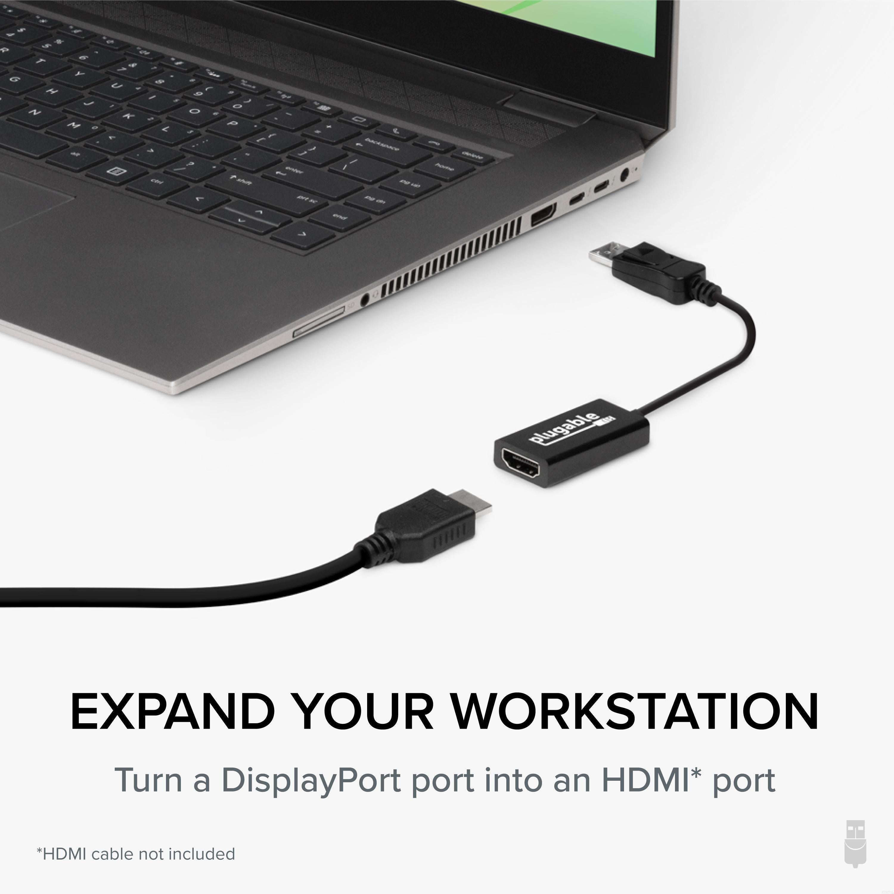 Plugable DisplayPort to HDMI Active Adapter – Plugable Technologies