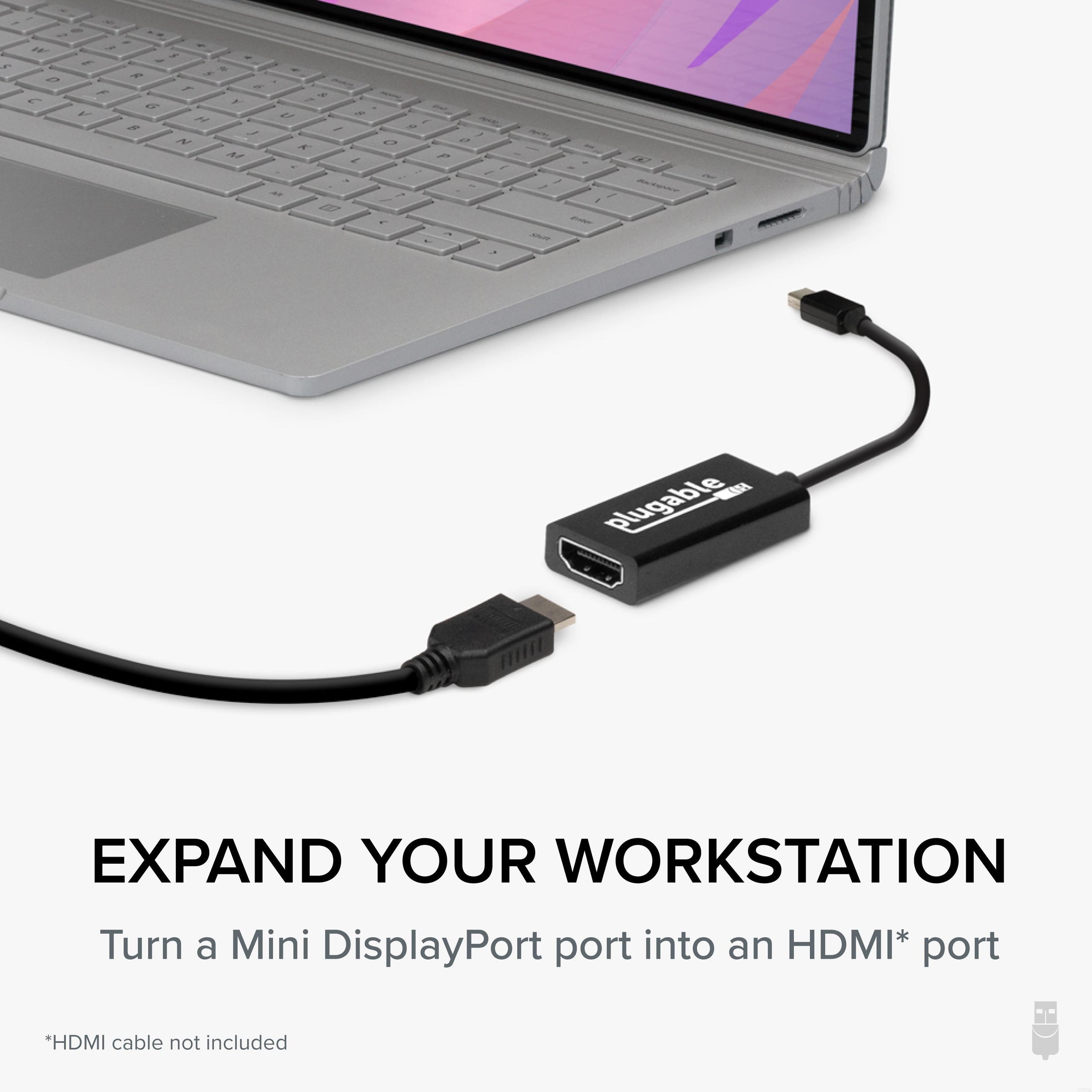 Monoprice Mini DisplayPort Thunderbolt to HDMI Active Adapter (109426)