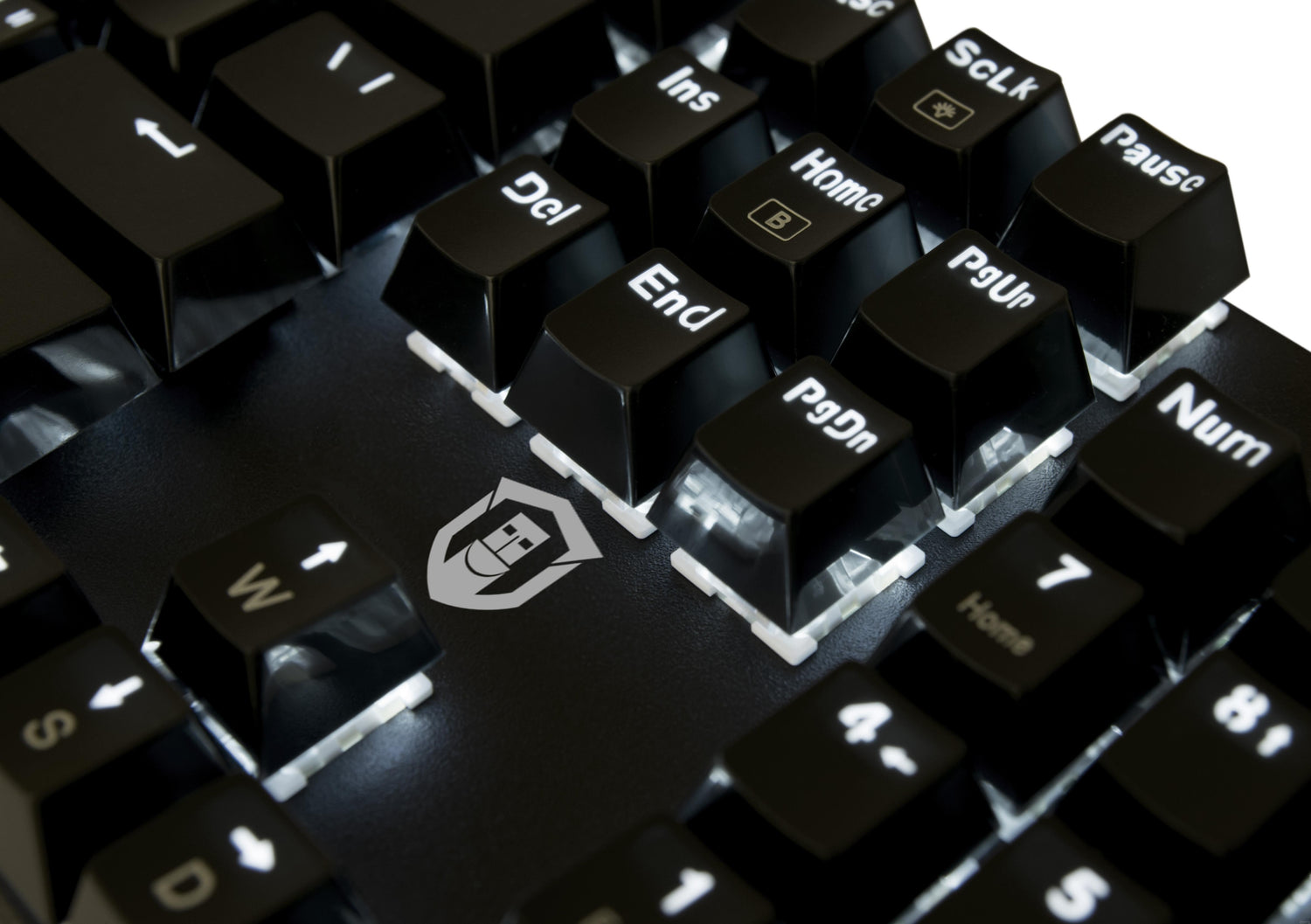 Plugable Full Size 104-Key Mechanical Keyboard With Blue-Style Switche ...