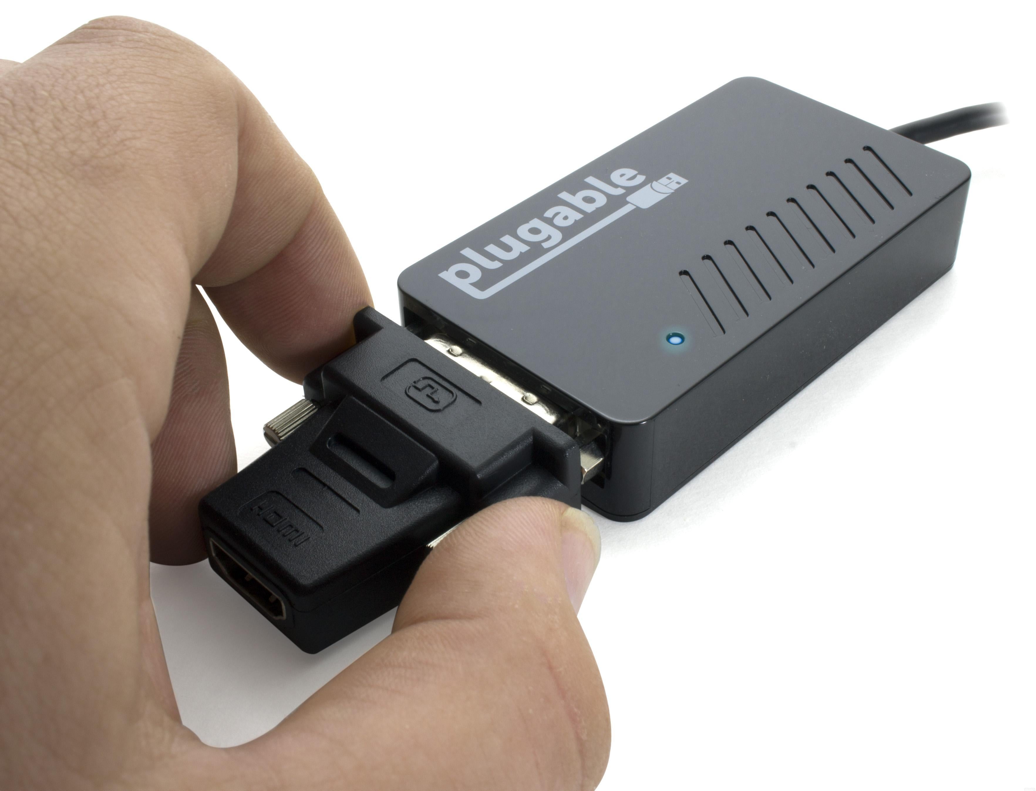 Plugable USB 3.0 HDMI/DVI/VGA Adapter for Multiple Monitors 