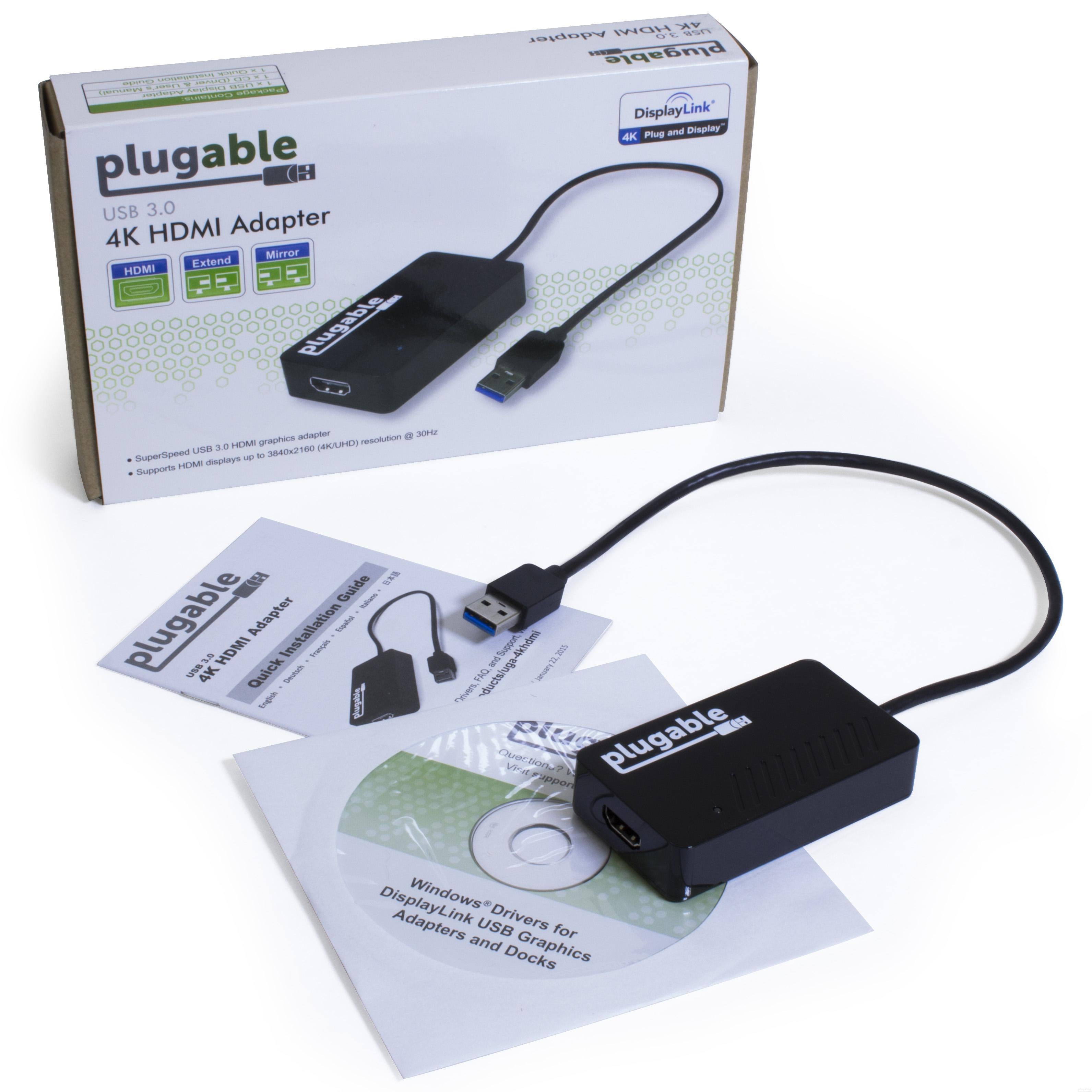 Plugable USB3.0 ディスプレイアダプタ HDMI 2K 1080p