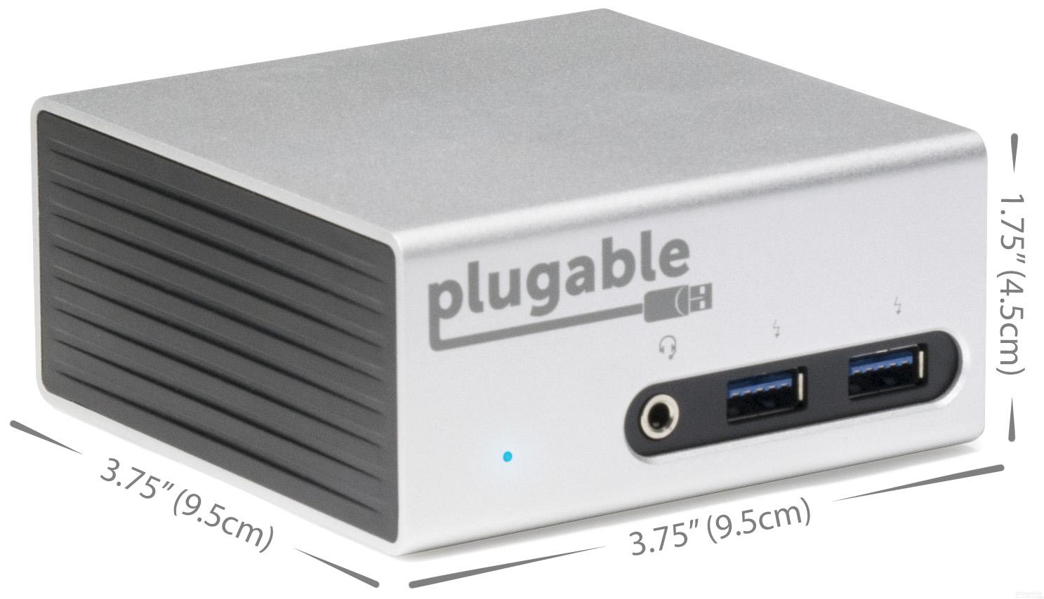 Plugable UD-5900 USB 3.0 4K Aluminum Mini Docking Station with