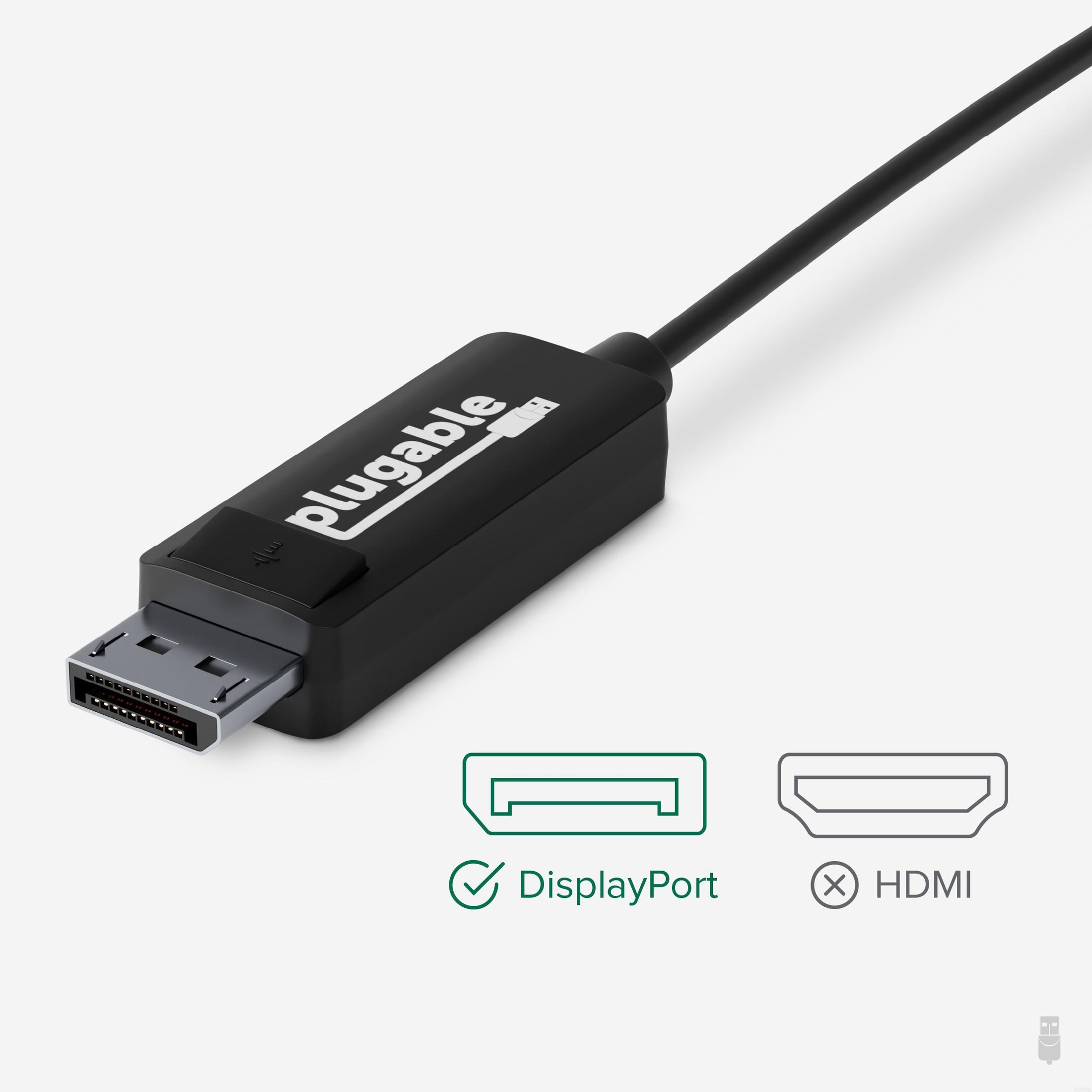 Plugable USB 3.1 Type-C to DisplayPort Adapter Cable – Plugable