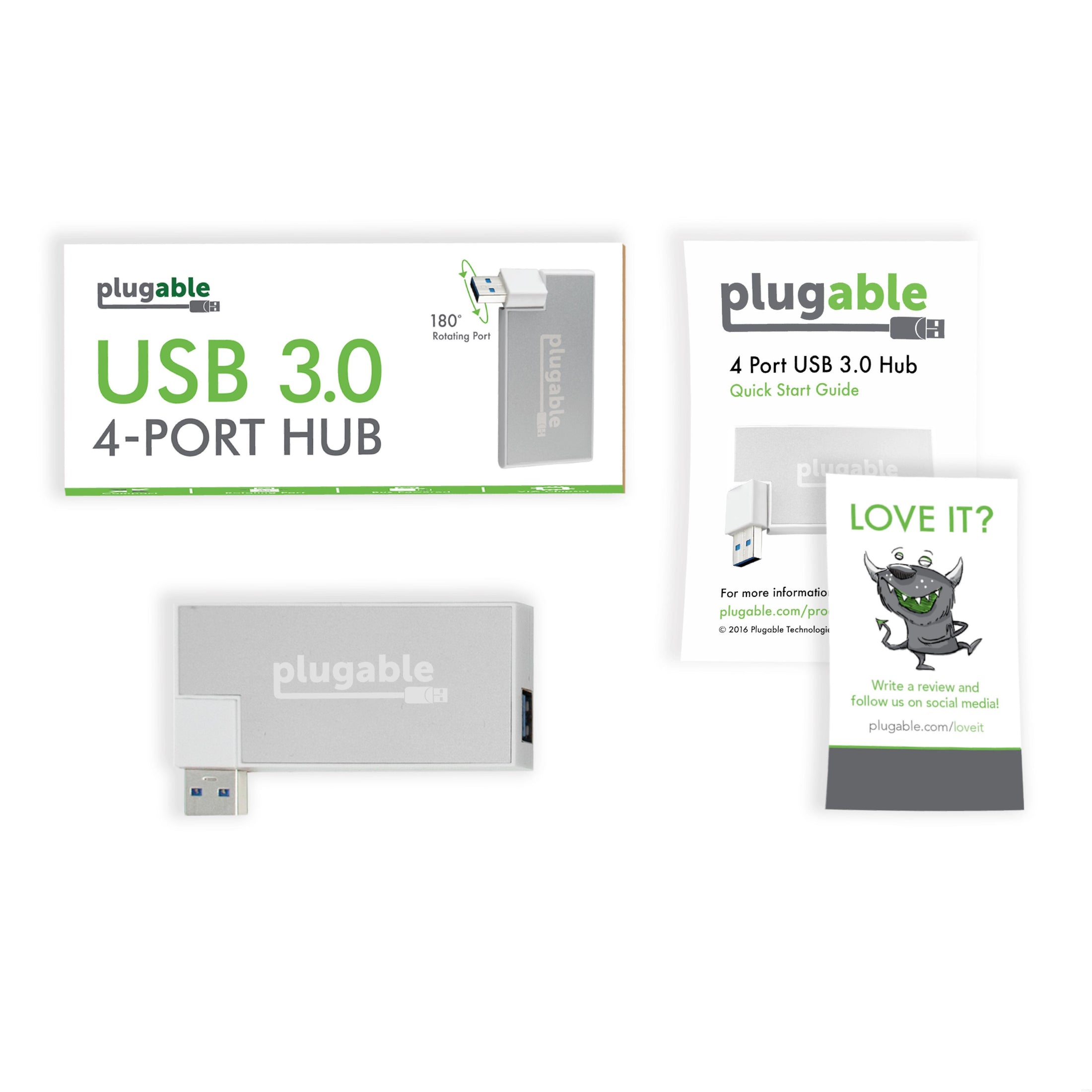 USB 3.0 HUB 1 PORT TO 4 PORT - Pan Pacific Enterprises HUB-USB3-4