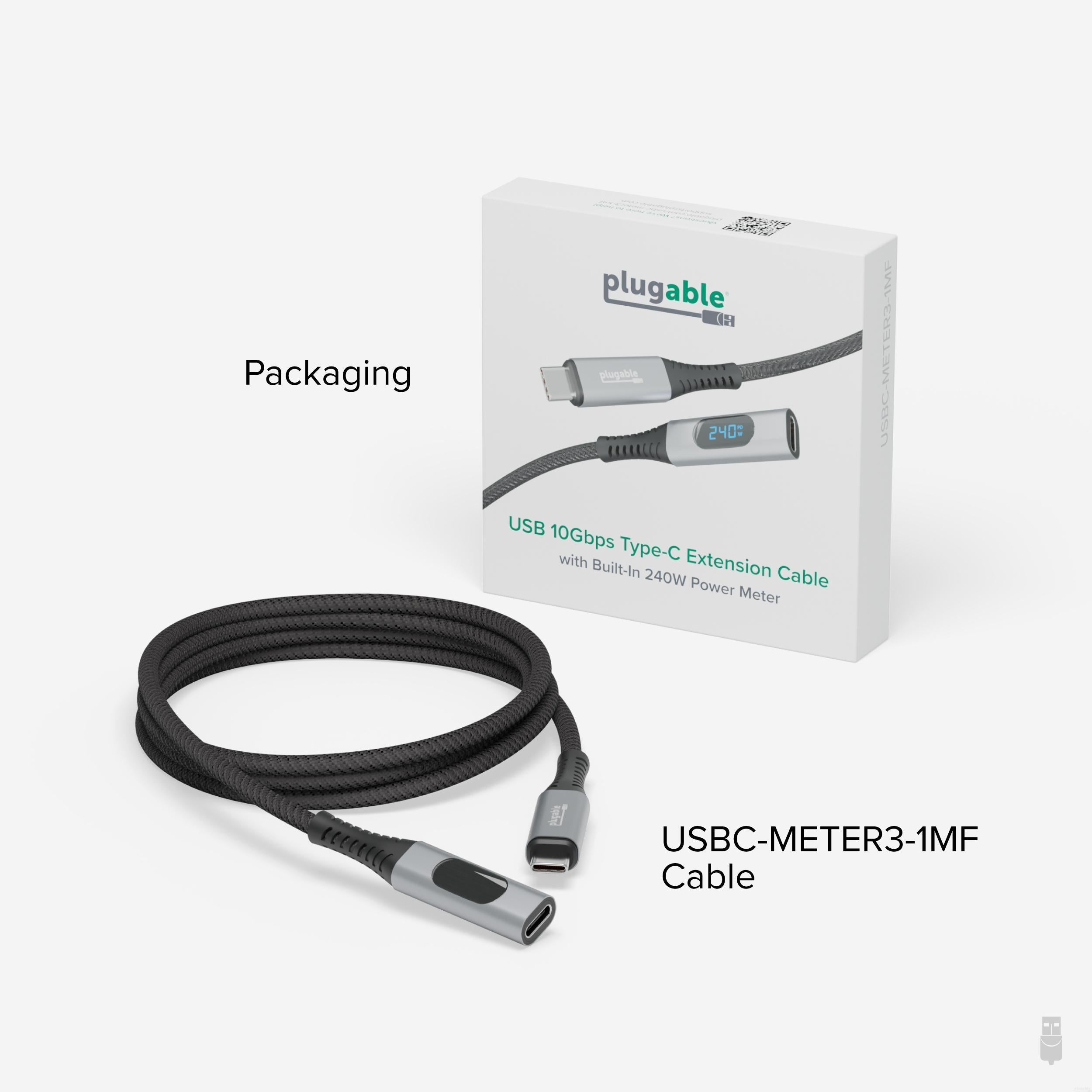 plug extension power extension with usb c