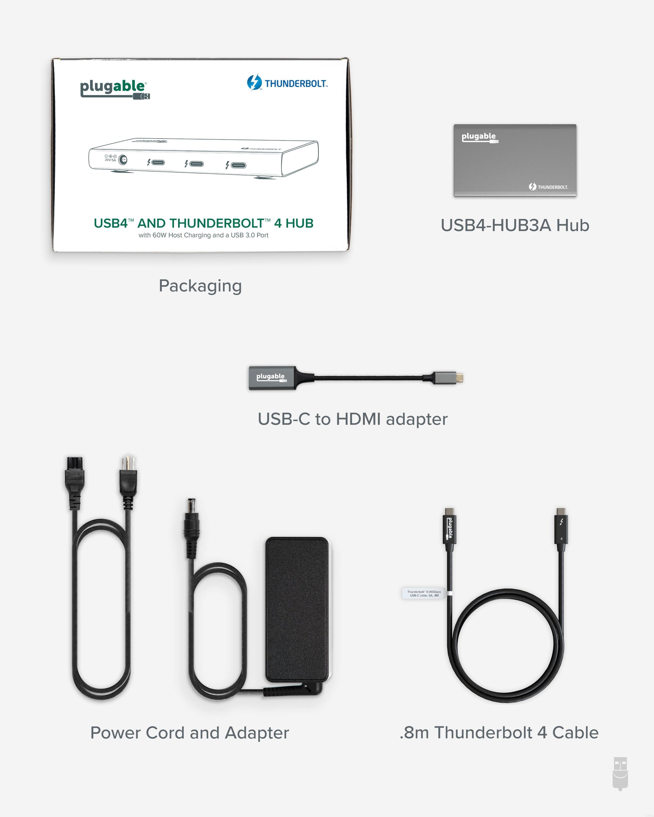 What's the Difference Between Thunderbolt 3, Thunderbolt 4, and USB4 –  Plugable Technologies