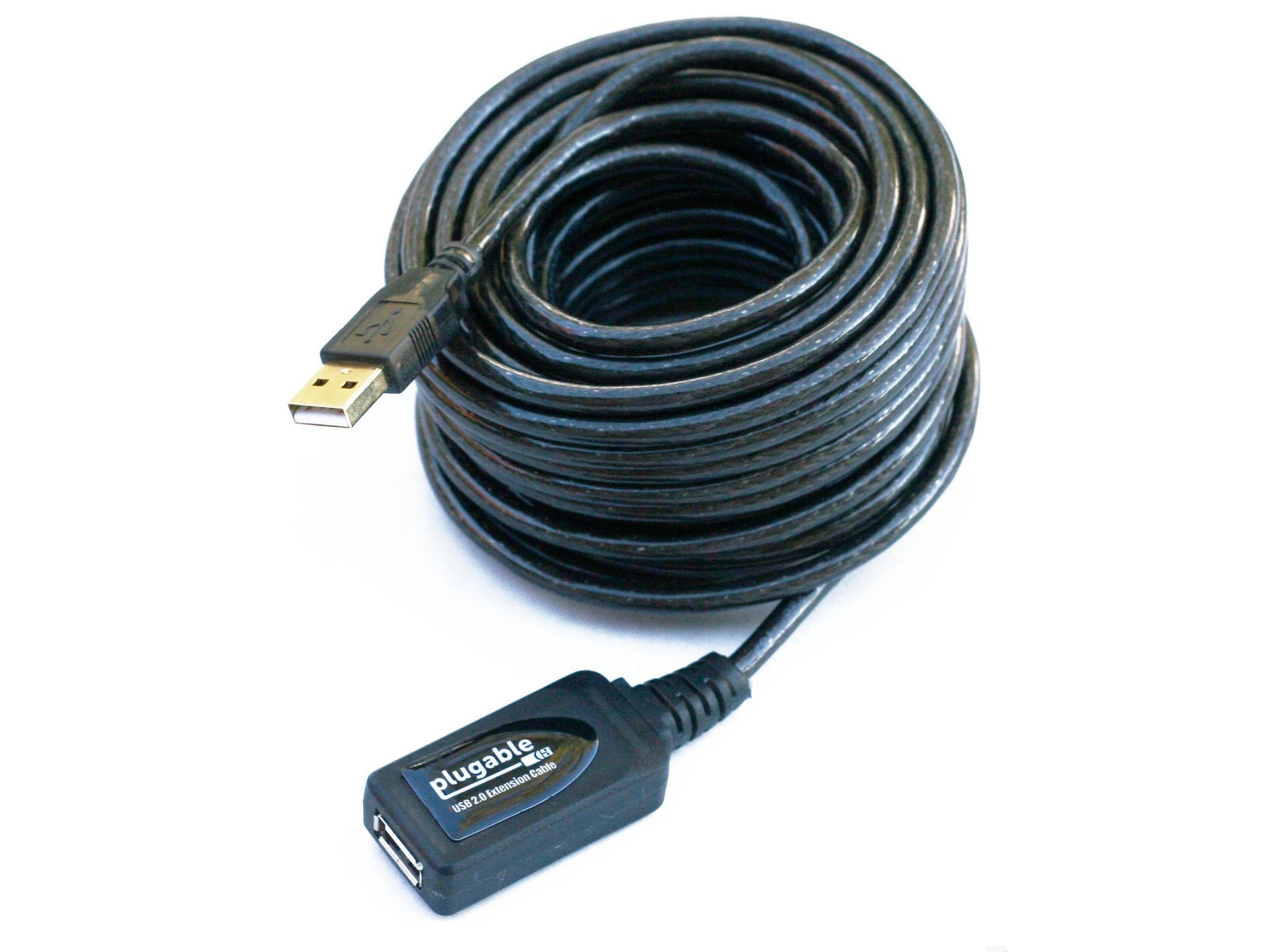 USB 2.0 Active Extension Cable (10m/32′) – Plugable