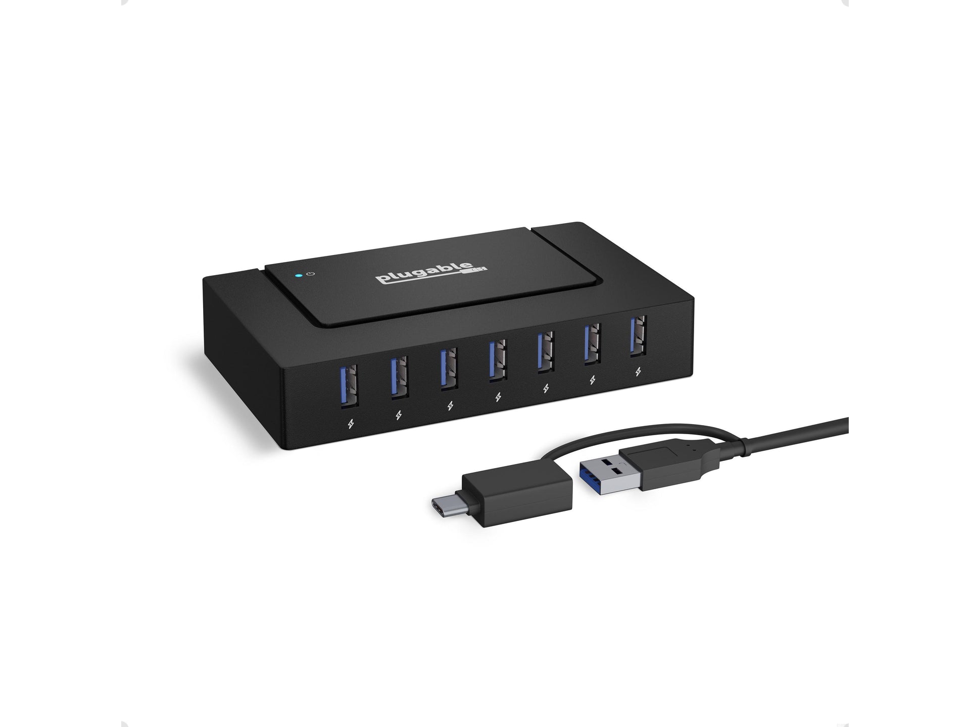 Maryanne Jones Uafhængighed Bestil Plugable USB 3.0 and USB-C 7-Port Charging Hub – Plugable Technologies