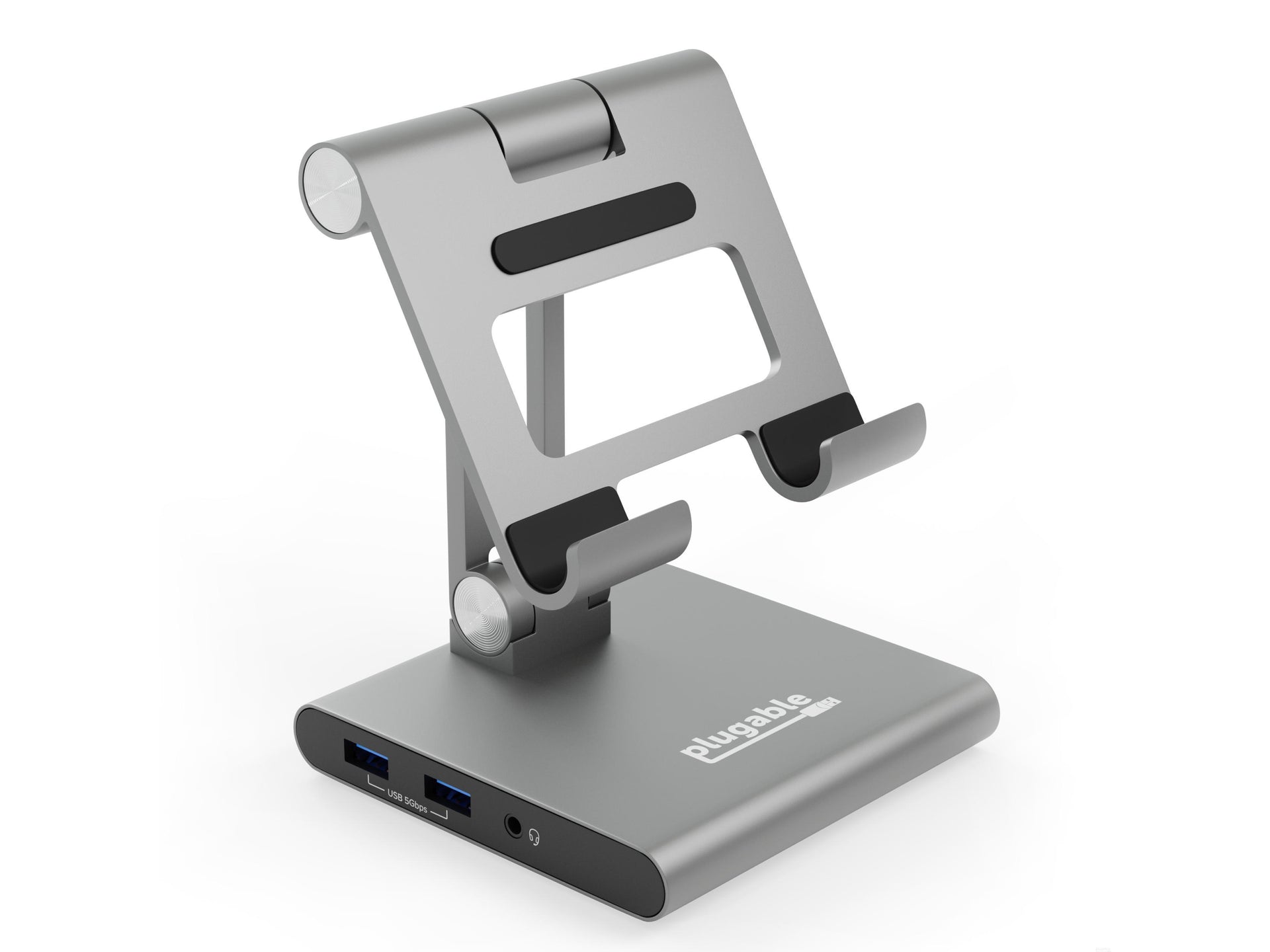 Plugable USB-C Tablet / Phone / iPad Stand with Docking Station, 100W –  Plugable Technologies