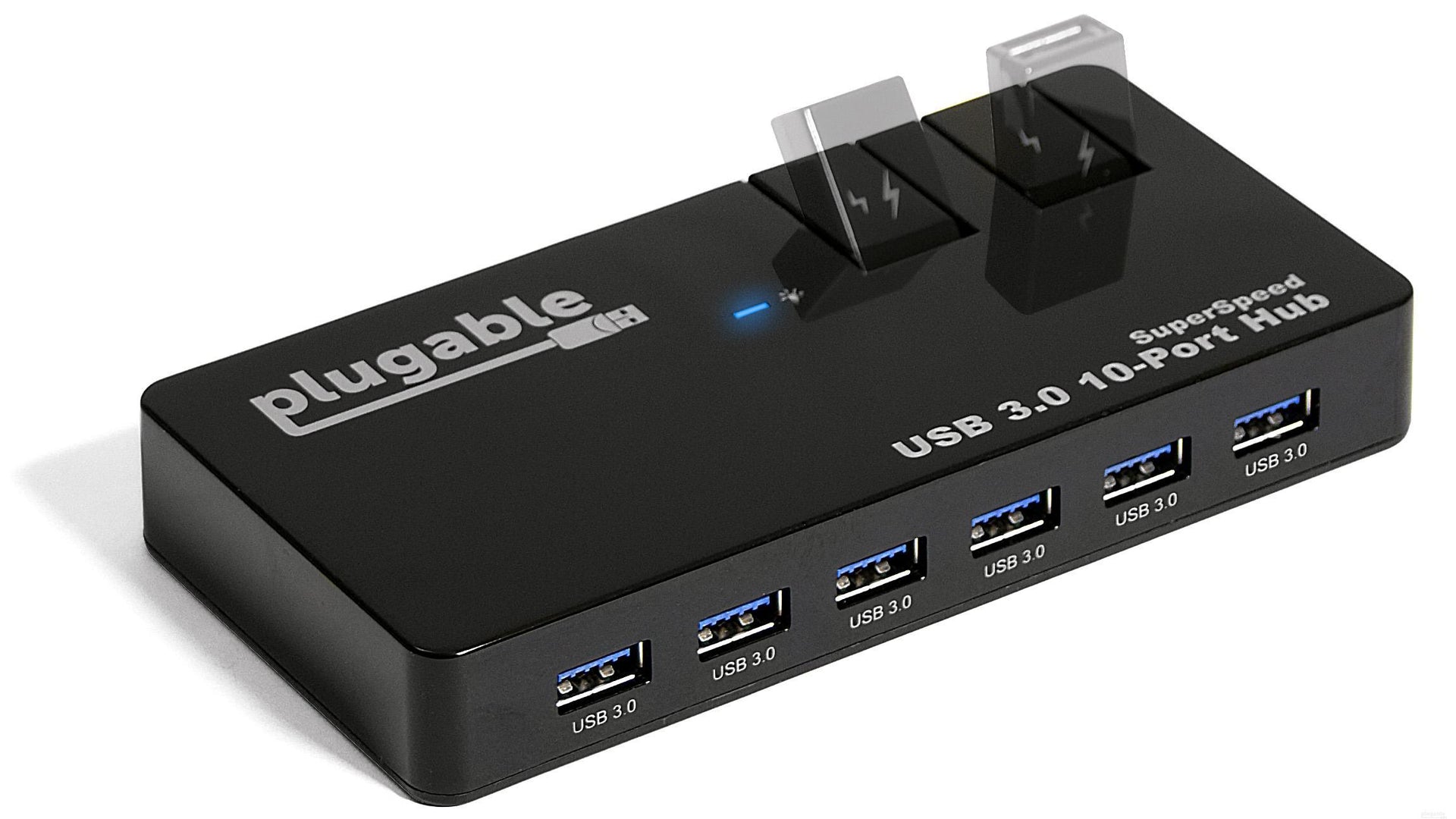 Concentrateur USB 3.0 10 Ports, Plug and Play Concentrateur USB
