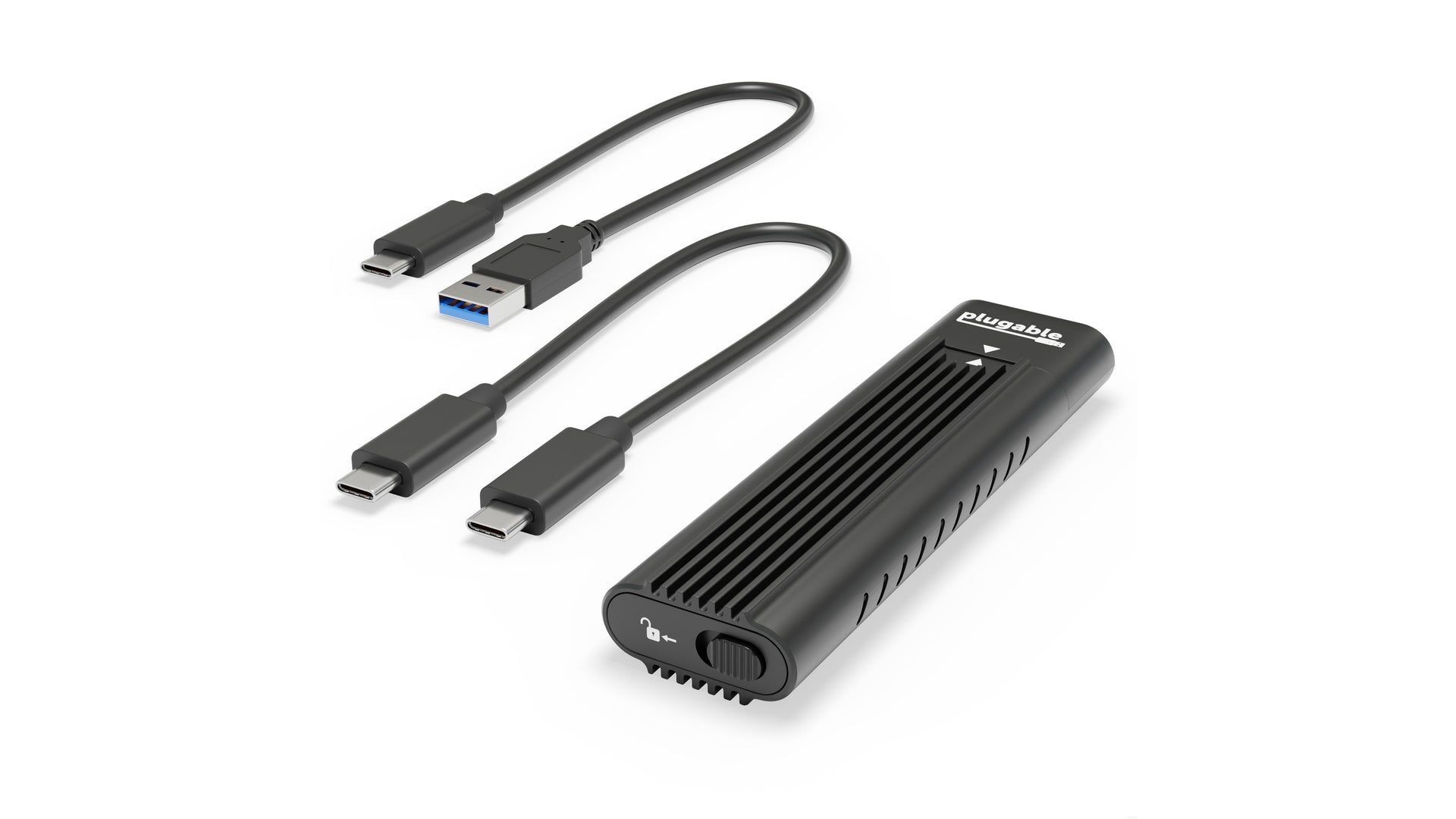 USB-C M.2 SATA and NVMe SSD Enclosure