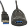 Plugable USB 3.0 5M (16ft) Extension Cable with Power Adapter and Back-Voltage Protection image 1